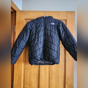 Boys reversible North Face puffer jacket